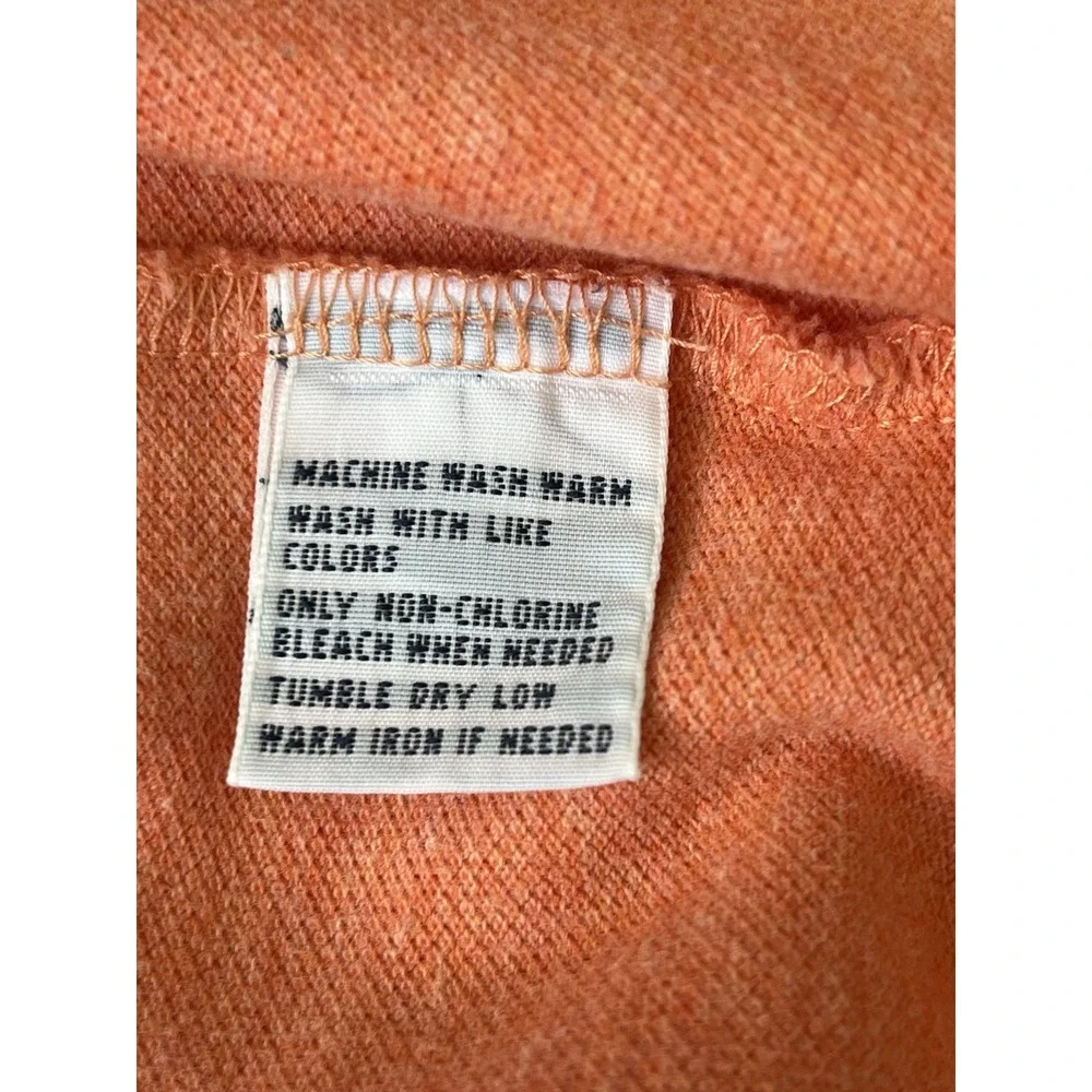 Polo Ralph Lauren‎ Shirt Mens Medium M Orange Green Pony Rugby Polo SS